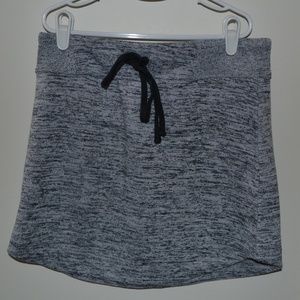 Athleta heather gray cotton skirt